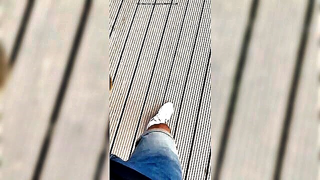 in public, drinking piss, drinking - public urination prank