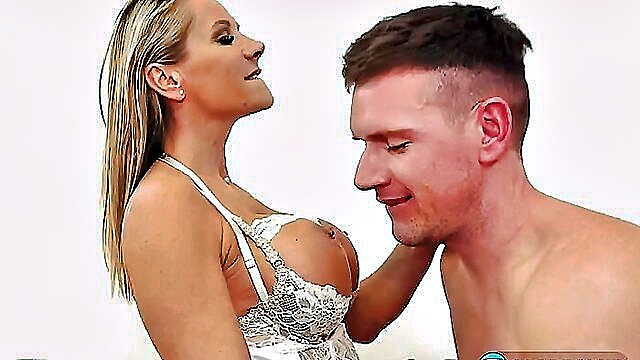 big tits in lingerie, big tits, big tits in stockings - victoria nova blonde MILF