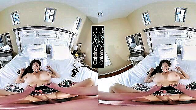 big tits, amateur, brunette - catalina vr xxx