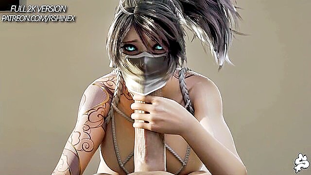 shinhuiji korekiyo (danganronpa), huskar, ghost (call of duty) - akali deepthroat sounds