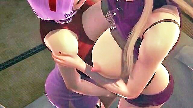 scissoring, colored hair, lesbian - naruto lesbo sexsubtitles