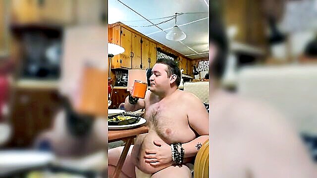 fat boy, gay gainer, gay fat man - fat twink beach feedee