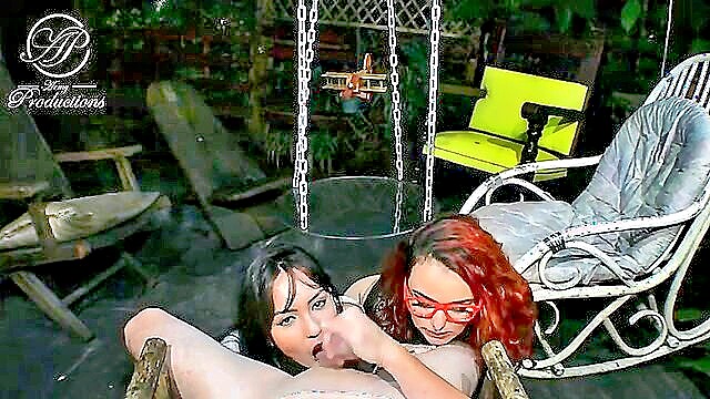 cute teen tits, big booty, big tits - big booty blowjob with friend