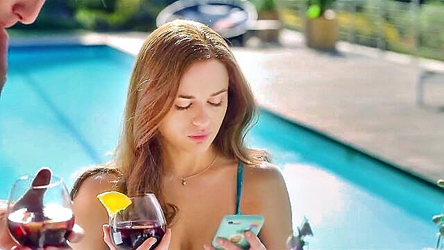 joey king, 2021 celebs nude scene, hot bikini - kissing booth nude scenes