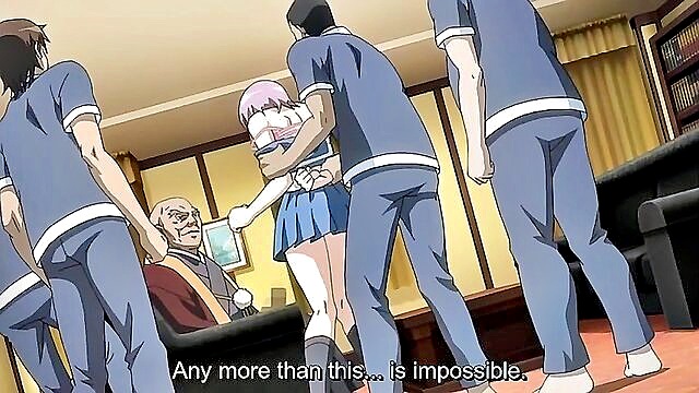 hypnosis, orgy, big cock - bald pussy hentai gangbang