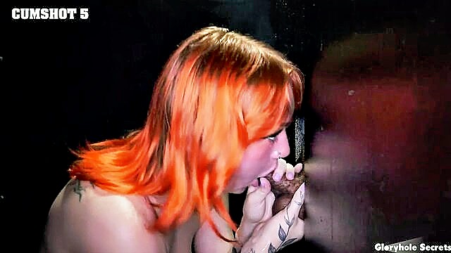 redhead, woman, is fucked - cassie solis gloryhole