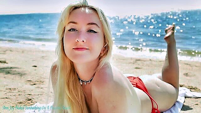 erotic, sexy, nude - ann joy nude sunbathing