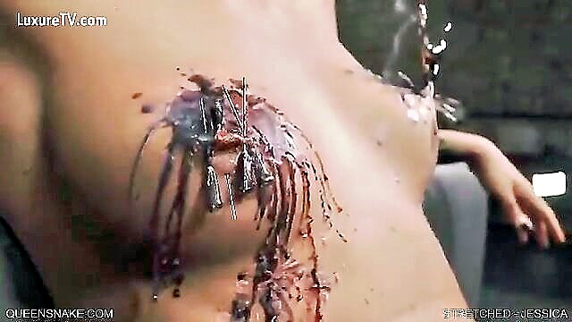 pain, humiliation, queensnake - queensnake stretched slave