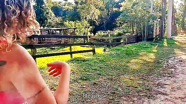public, blowjob, outdoor - country angel public sex