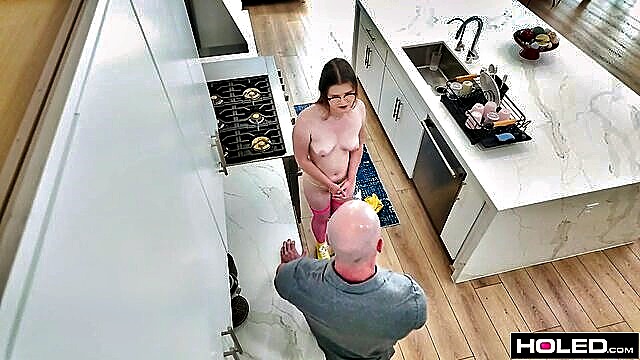 Ava Marina, Danny Steele - older guy waits for young hottie ava marina