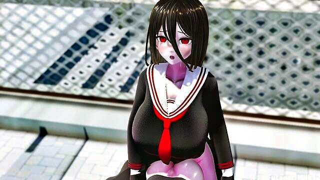 muscular anthro, darwin watterson, wei fengchen (genshin impact) - futanari girl ass play