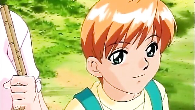 asian hentai gets naughty in the great outdoors : Ts