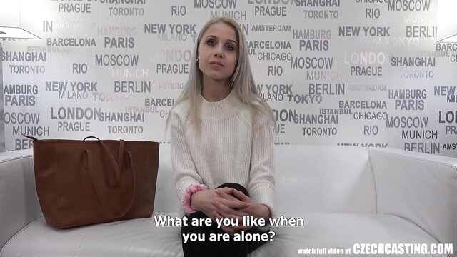 first time czech teen amateur gets naughty in high definition : Czech Casting