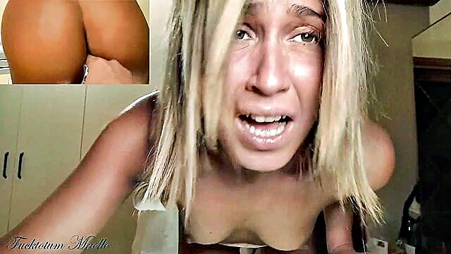 blonde, ass, anal - very first time anal defloration the most painful anal creampie ever erasmus students and power fuck by his roommate