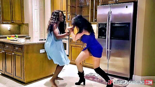 athletic, average dick, average body - romi rain interracial threesome