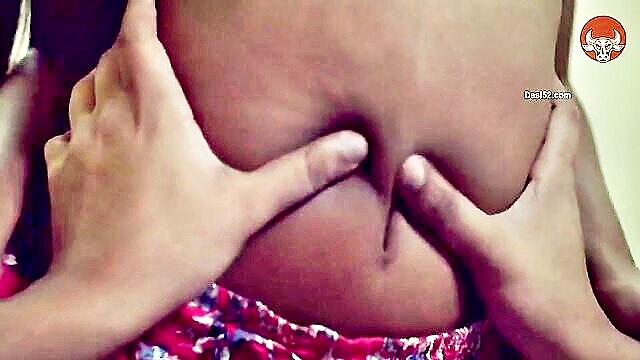 big tits indian girl, indian gf, erotic indian - erotic morning sex with busty indian gf