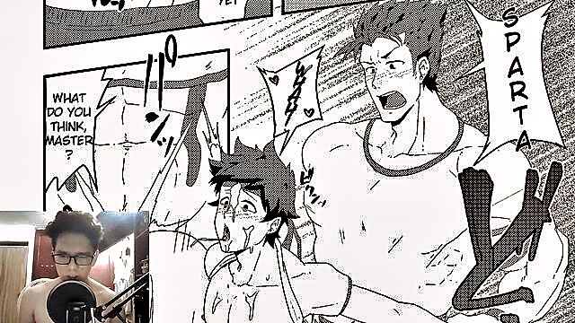 YaoiMangaASMR - hentai manga anal threesome