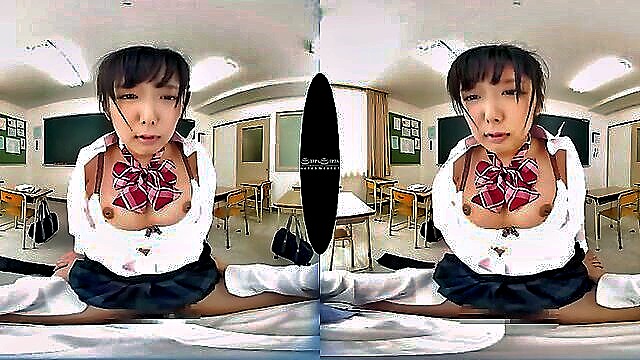 pov porn, students, japanese - seductive vr asian teen