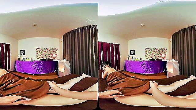 japanese, pov porn, massage - crazy asian vr massage