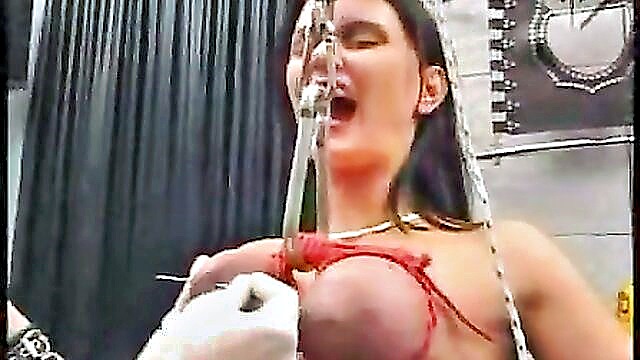 video bizarre, slave, bondage - humiliation pain while pleasing