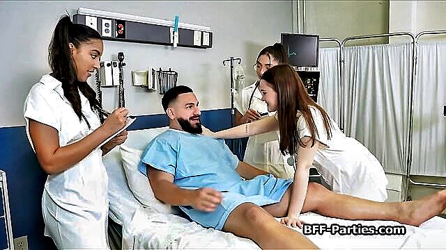 foursome, doctor, group sex - doctor foursome hospital sex