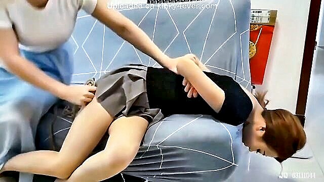 bdsm, asian, brunette - chinese bondage premium video