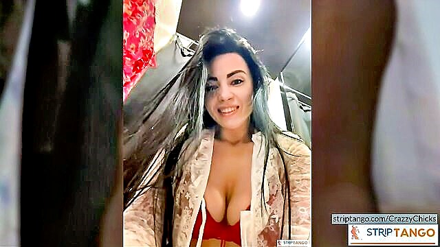real amateur, housewife, roleplay - crazy chicks striptango