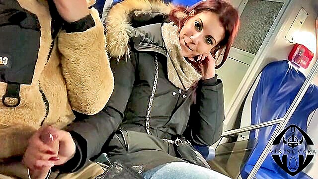 hard cock between train seats : VikingVara