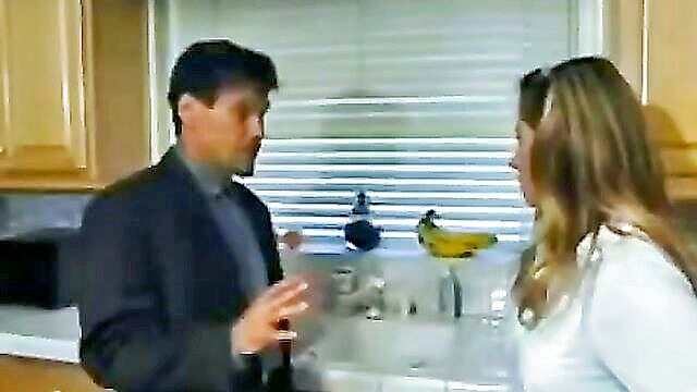 blonde, stepdad, hot - caught by her step dad