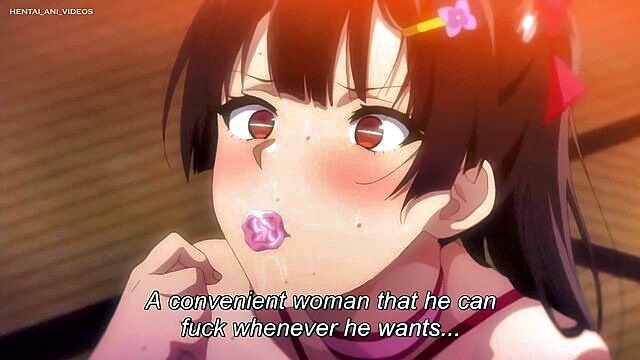 anime, cartoon, hentai - hentai anime his girlfriend cannot forget the big dick of the delinquent