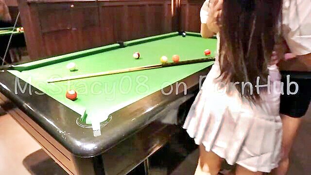 amateur filipina student gets fucked on a pool table : Ts