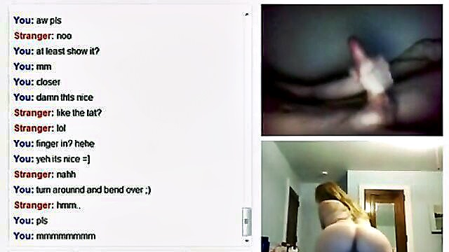 sex, omegle, masturbation stripping omegle - chaturbate broadcast of omegle encounter