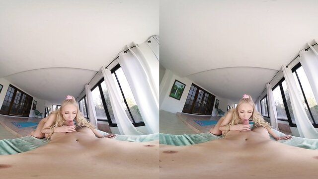 pov, virtual reality, blonde - experience the ultimate spring break in virtual reality