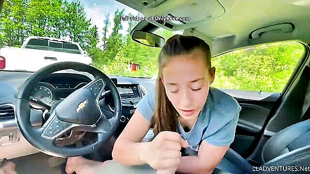onlyfans leak teen car sex blowjob deep throat cum in mouth swallow : Onlyfans