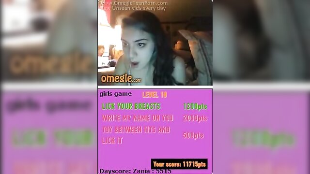 playing a points game on omegle while another person is in the room video : Ts