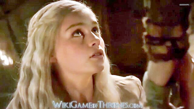 Emilia Clarke, explicit, Drogo - emilia clarke in explicit sex scenes as daenerys targaryen and khal drogo in game of thrones