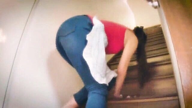 Ryu Enami - sensual asian beauty ryu enami gets a creampie in year end cleaning video Caribbeancom