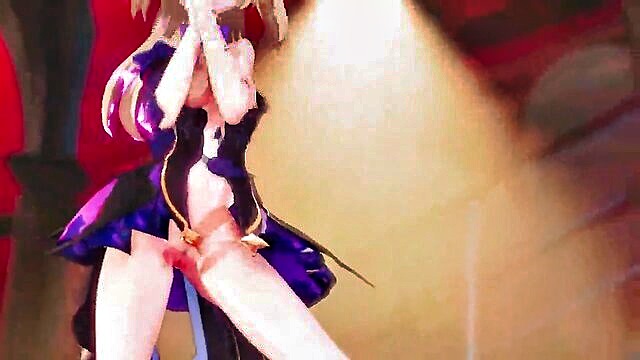 experience eulas seductive dance in the world of genshin impact hentai : R18