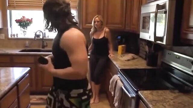 Jodi West - stepson gets a pussy licking lesson from his step mom jodi west We