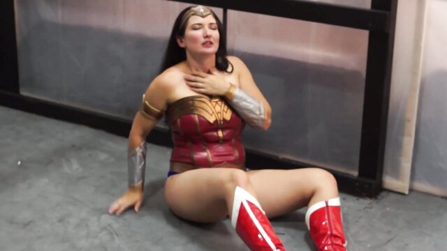 superheroine, bdsm, wonder woman - superheroine wonder woman in bdsm scene