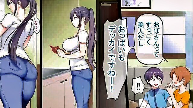 hentai, motion comic, blowjob - kyonyuu miboujin to motion anime