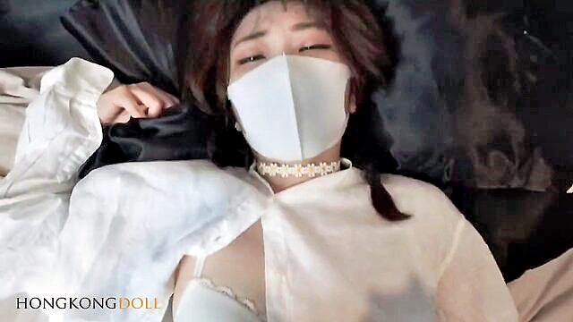 chinese, hongkongdoll, point of view - chinese escort indulges in sexual encounter with client during nintendo switch playtime