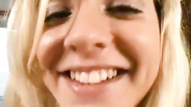 sex, fuck, oral - blonde russian teen gives a blowjob and gets fucked hard