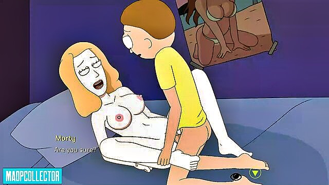 pussy, cum, sex - rick and morty return home beth indulges in hardcore sex and receives creampie