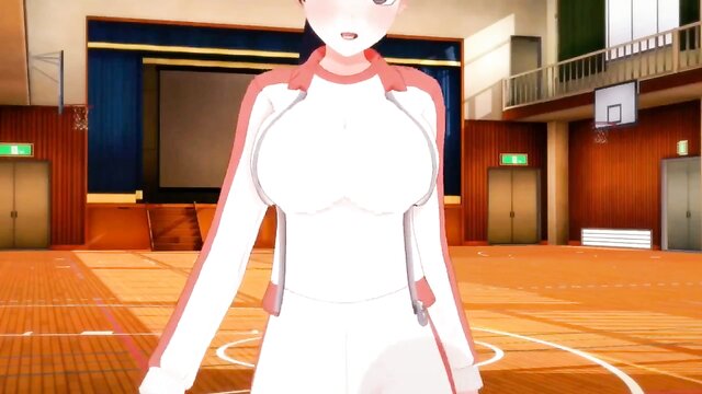 babe, compilation, hentai - komi sans school life with friends and copulation