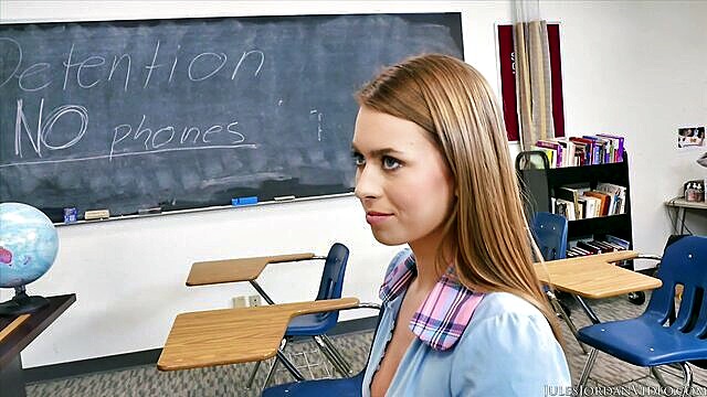 Jill Kassidy, Steve Holmes - petite blonde jill kassidys naughty encounter with mr holmes in detention