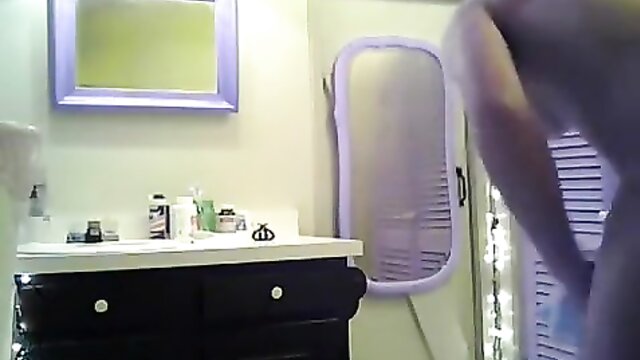 amateur porn star with small boobs and purple hair gets naked in bathroom : destini_schulist