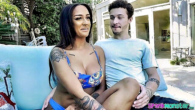 Zoey Sinn, Apollo Banks - big tits babe zoey sinn dominates and spanks her monster Spank Monster