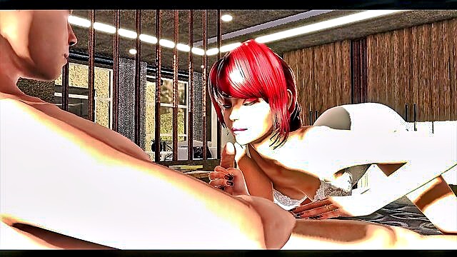 parody cartoon sex with a naughty redhead and her student : Stephanice