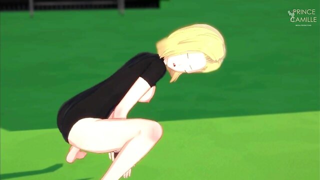 android 18s cowgirl riding leads to a massive creampie in this anime porn video : Princecamille